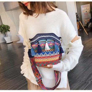 Ethnic bag handbag belt bag bucket bag crossbody bag